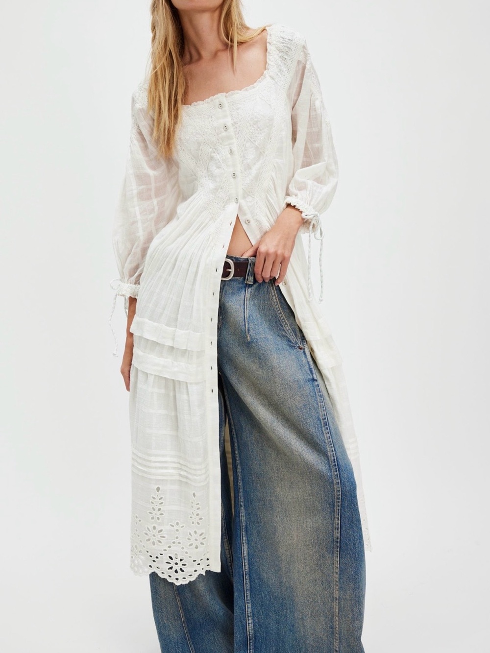 NWOT Free People Spencer Midi Dress - Picture 5 of 12